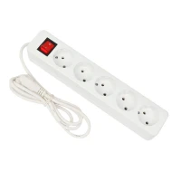 چند راهی 5 خانه برق الکترو فاز Electro Faz با کابل 1٫5 متری شرینک