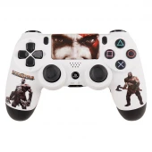 دسته بازی بی سیم SONY PlayStation 4 DualShock 4 High Copy طرح God of War کد 3