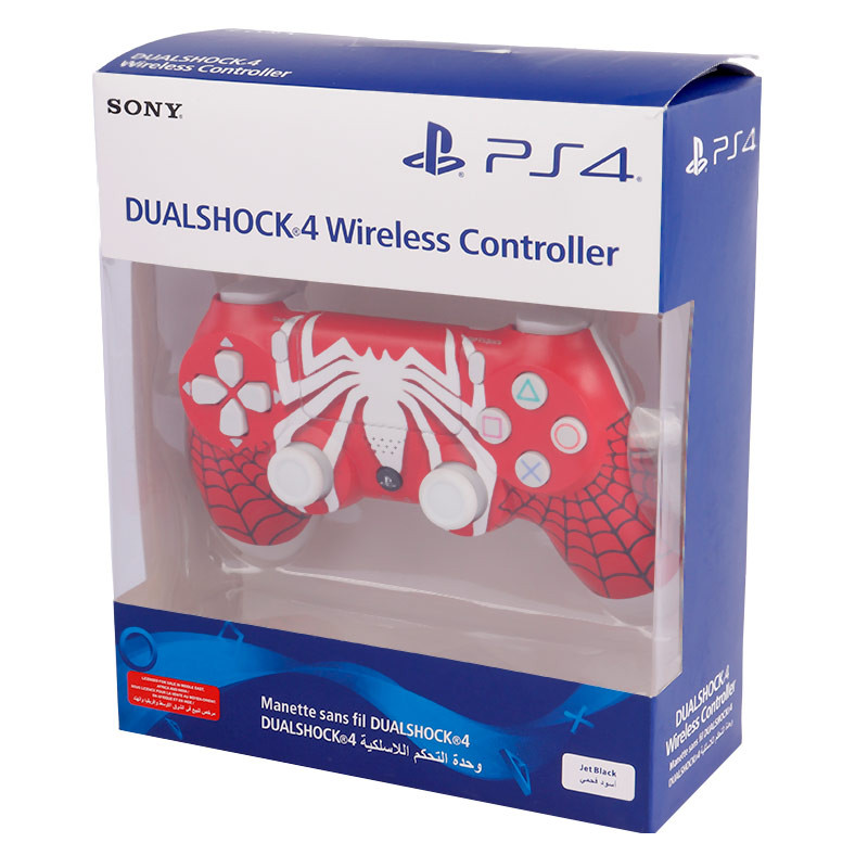 دسته بازی بی سیم SONY PlayStation 4 DualShock 4 High Copy طرح Spider Man کد 1