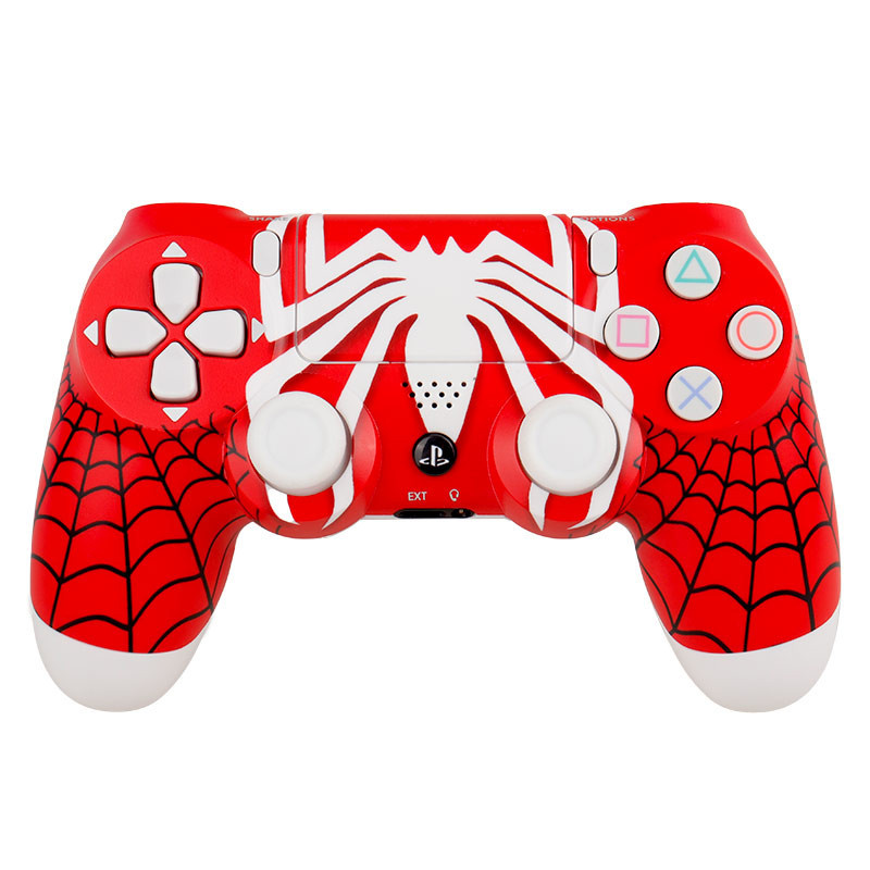 دسته بازی بی سیم SONY PlayStation 4 DualShock 4 High Copy طرح Spider Man کد 1