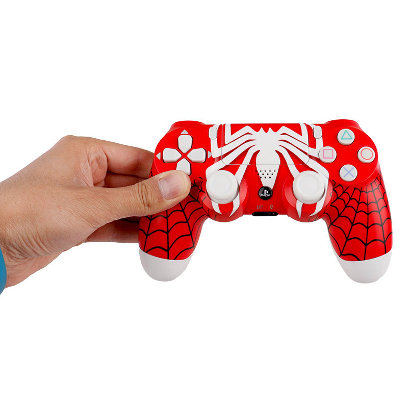 دسته بازی بی سیم SONY PlayStation 4 DualShock 4 High Copy طرح Spider Man کد 1