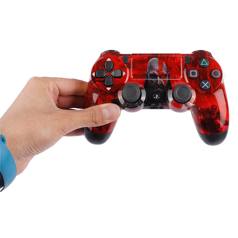 دسته بازی بی سیم SONY PlayStation 4 DualShock 4 High Copy طرح God of War کد 4
