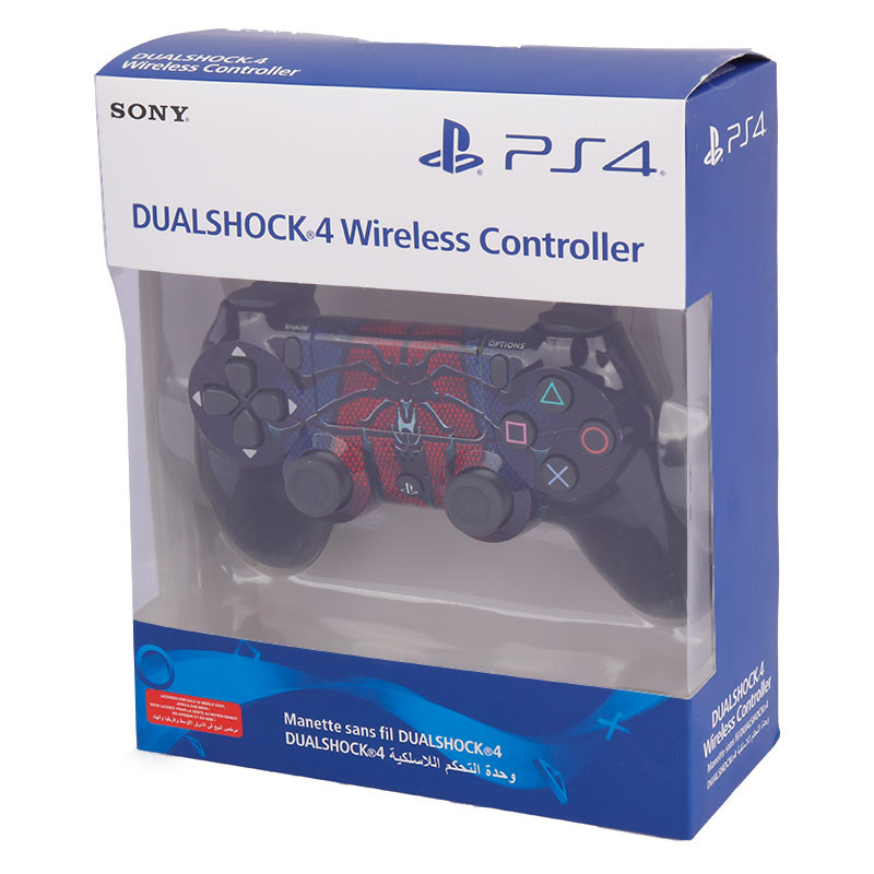 دسته بازی بی سیم SONY PlayStation 4 DualShock 4 High Copy طرح Spider Man کد 2