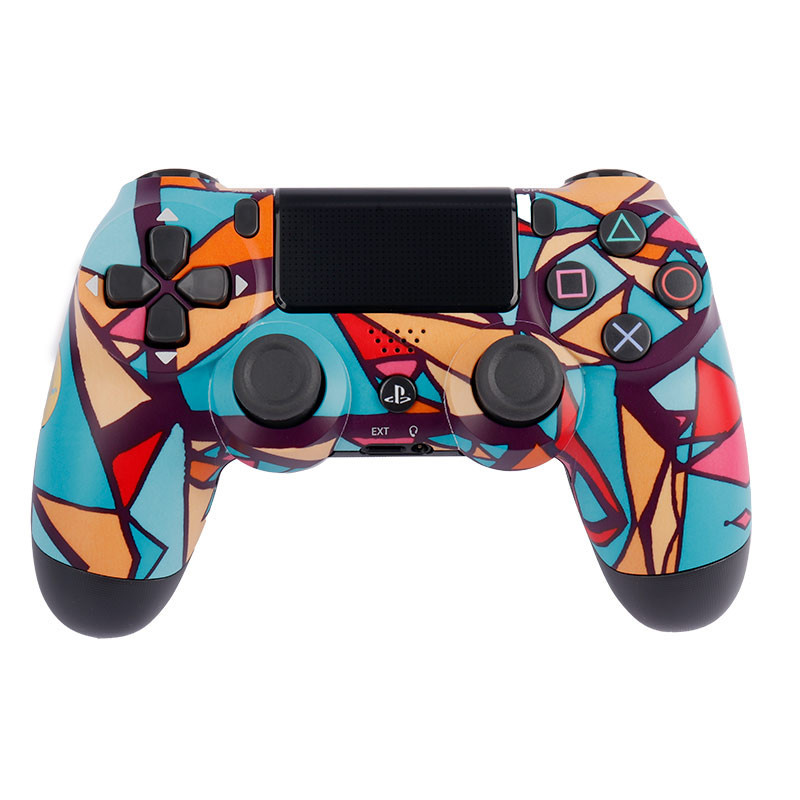 دسته بازی بی سیم SONY PlayStation 4 DualShock 4 High Copy طرح رنگی