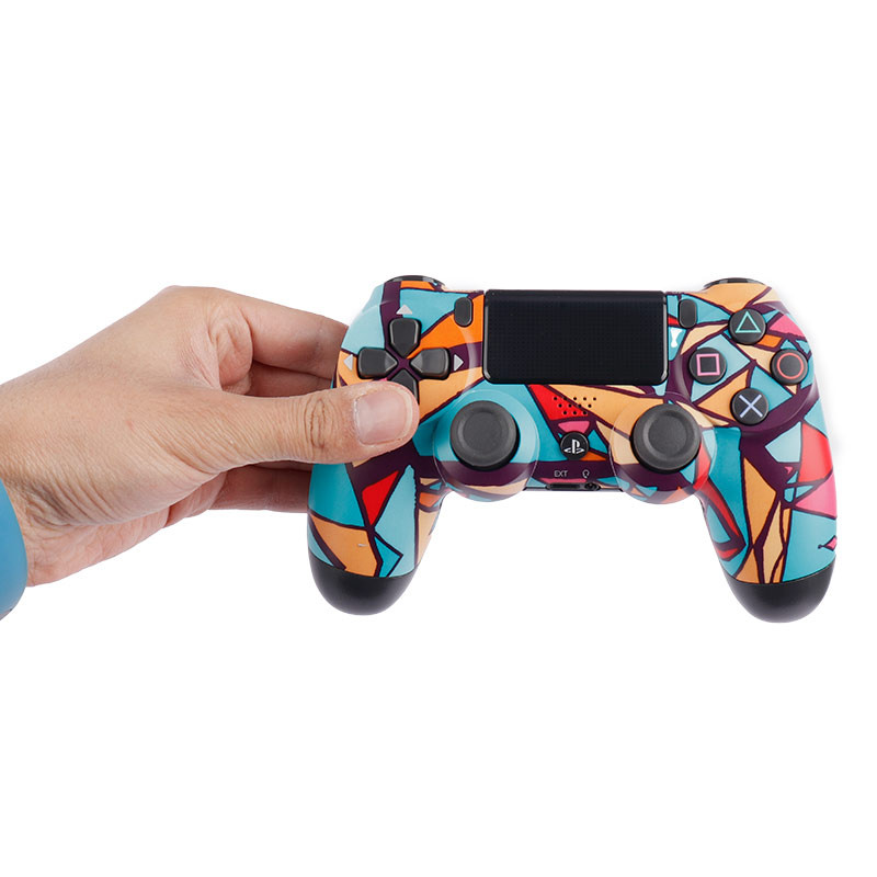 دسته بازی بی سیم SONY PlayStation 4 DualShock 4 High Copy طرح رنگی