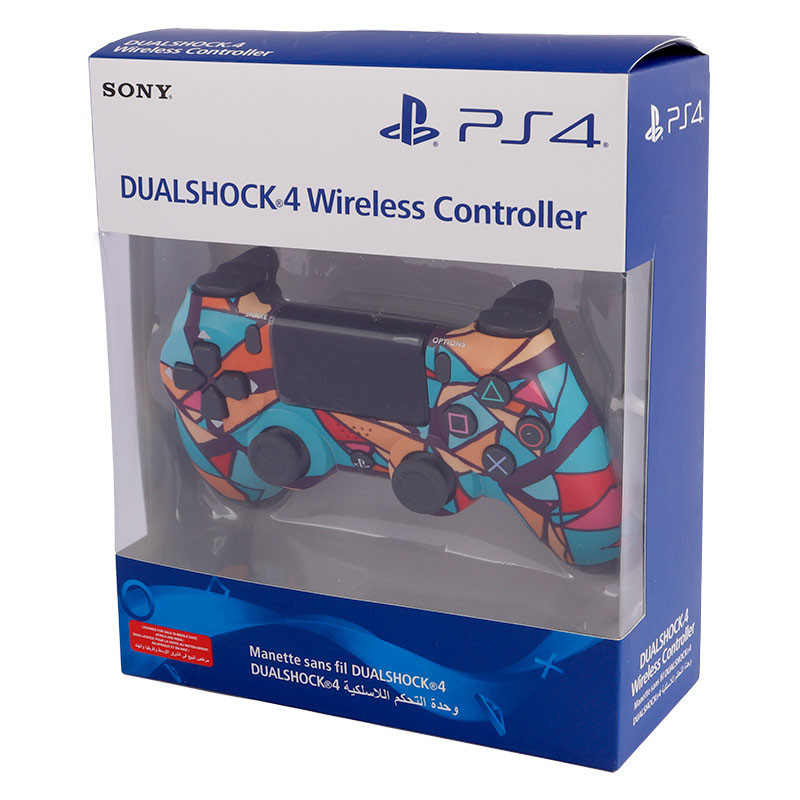 دسته بازی بی سیم SONY PlayStation 4 DualShock 4 High Copy طرح رنگی