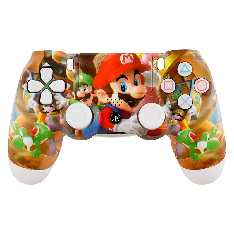 دسته بازی بی سیم SONY PlayStation 4 DualShock 4 High Copy طرح Super Mario