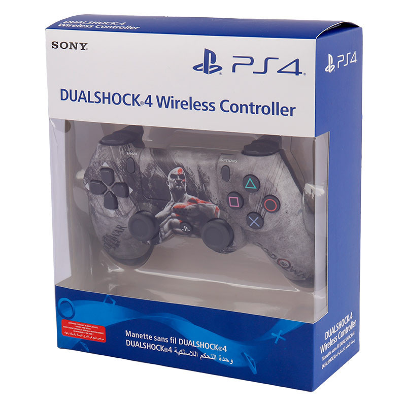 دسته بازی بی سیم SONY PlayStation 4 DualShock 4 High Copy طرح God of War کد 5