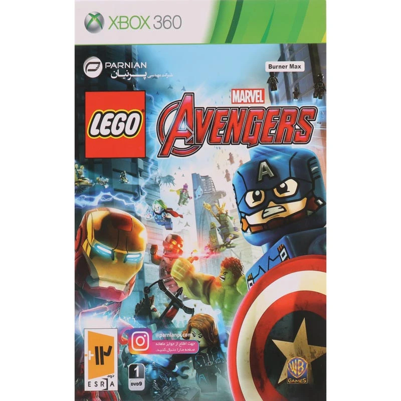 بازی Lego Marvel Avengers پرنیان مناسب برای XBOX 360