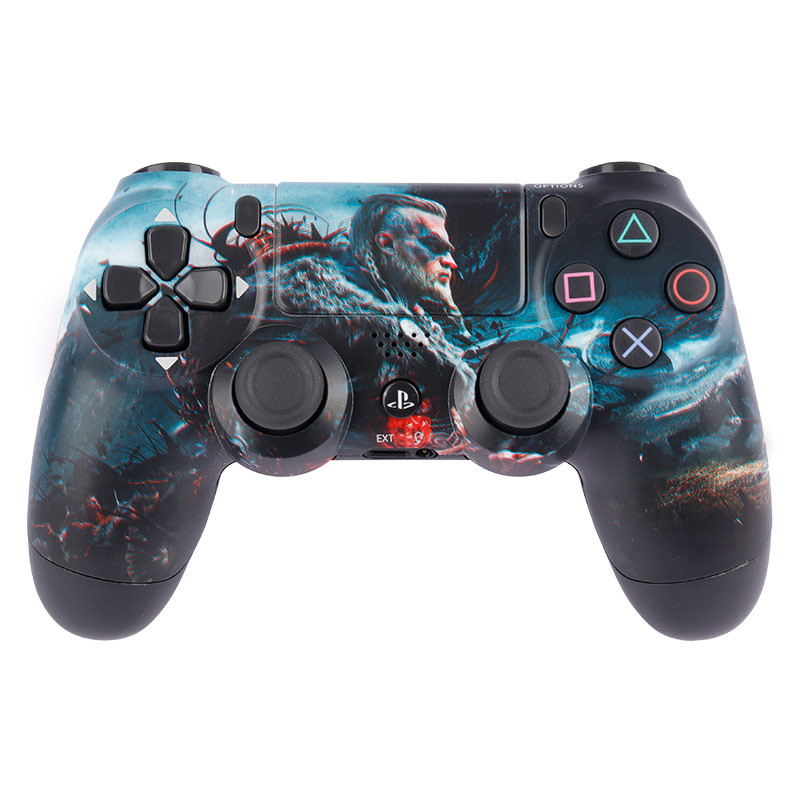 دسته بی سیم SONY PlayStation 4 DualShock 4 High Copy طرح Assassins Creed Valhalla