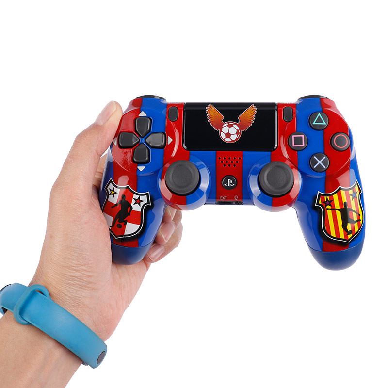 دسته بازی بی سیم SONY PlayStation 4 DualShock 4 High Copy طرح فوتبالی کد 1