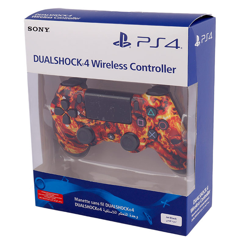دسته بازی بی سیم SONY PlayStation 4 DualShock 4 High Copy طرح Ghost Rider