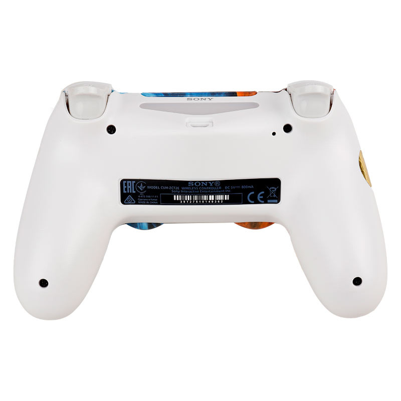 دسته بازی بی سیم SONY PlayStation 4 DualShock 4 High Copy طرح فانتزی آبی نارنجی