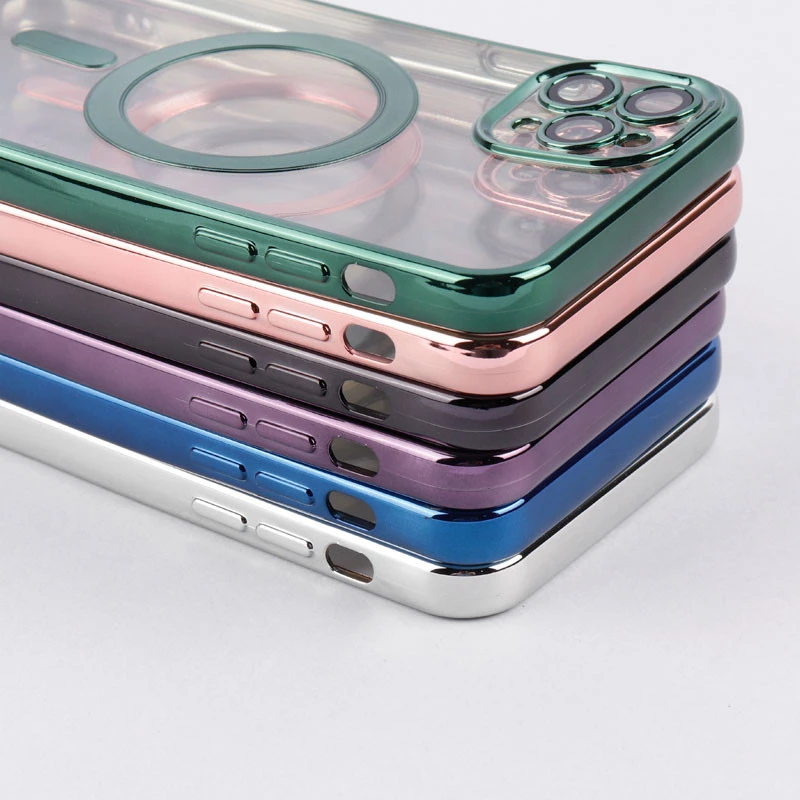 قاب شفاف MagSafe ژله ای محافظ لنزدار iPhone 11 Pro Max