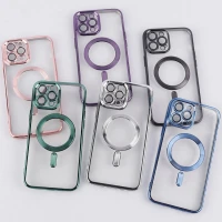 قاب شفاف MagSafe ژله ای محافظ لنزدار iPhone 12 Pro Max