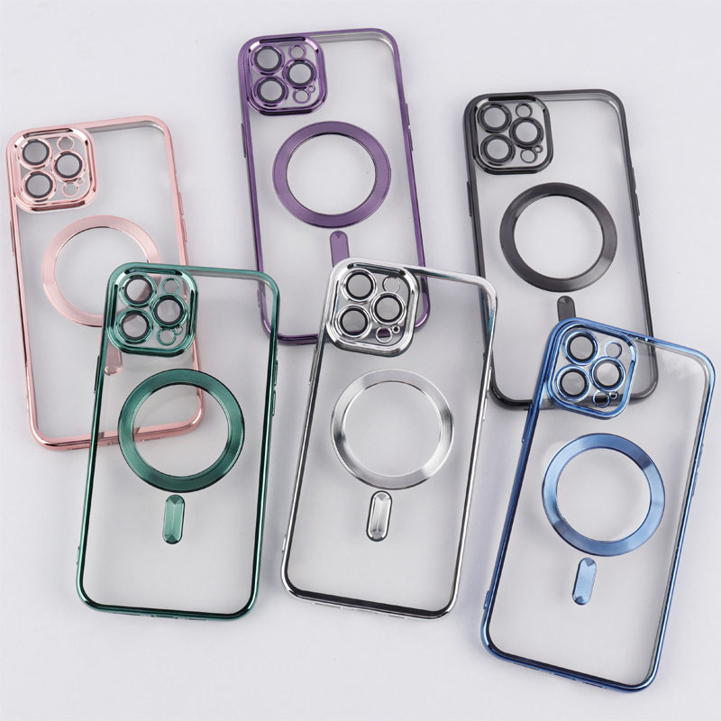 قاب شفاف MagSafe ژله ای محافظ لنزدار iPhone 12 Pro Max