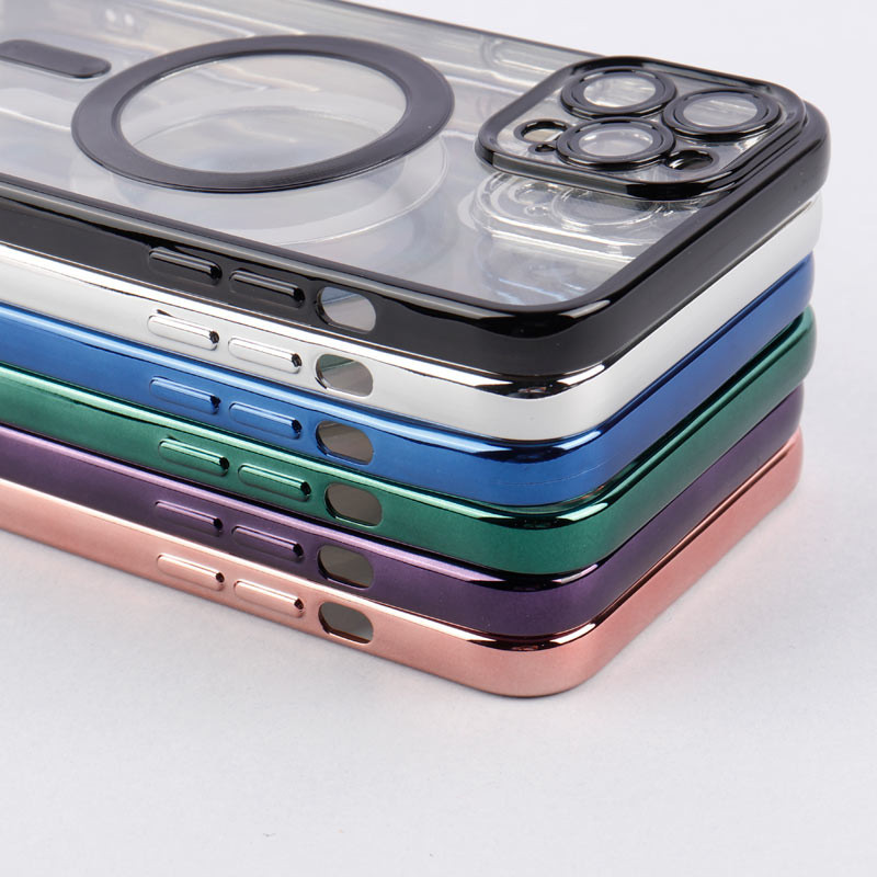 قاب شفاف MagSafe ژله ای محافظ لنزدار iPhone 12 Pro Max