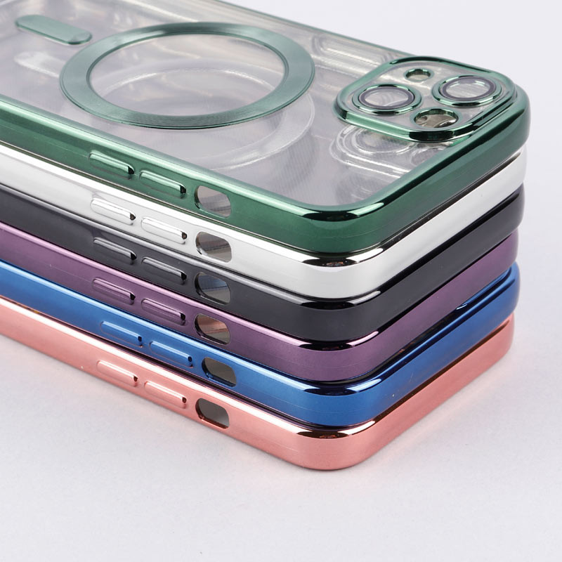 قاب شفاف MagSafe ژله ای محافظ لنزدار iPhone 13