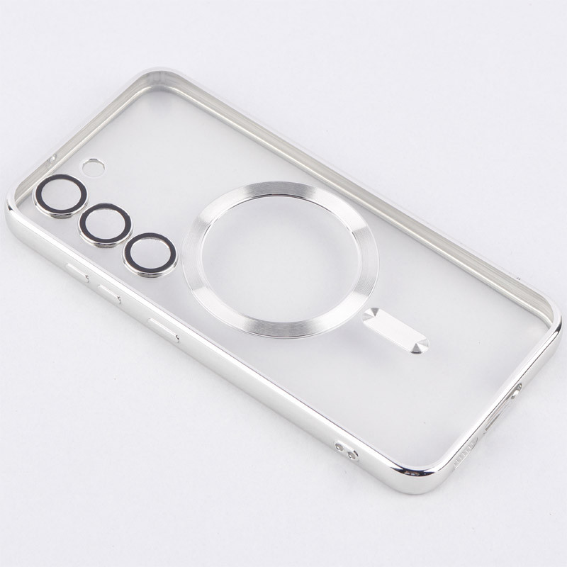 قاب شفاف MagSafe ژله ای محافظ لنزدار Samsung Galaxy S23