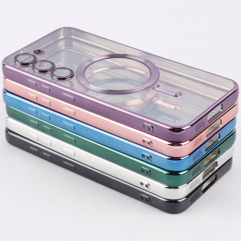 قاب شفاف MagSafe ژله ای محافظ لنزدار Samsung Galaxy S23
