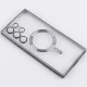 قاب شفاف MagSafe ژله ای محافظ لنزدار Samsung Galaxy S23 Ultra