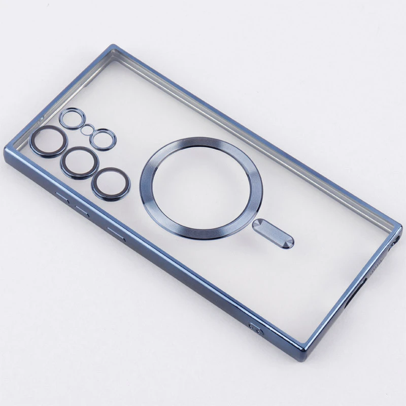 قاب شفاف MagSafe ژله ای محافظ لنزدار Samsung Galaxy S23 Ultra