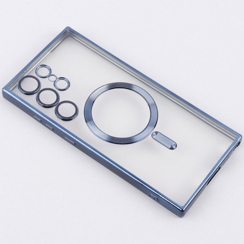 قاب شفاف MagSafe ژله ای محافظ لنزدار Samsung Galaxy S23 Ultra