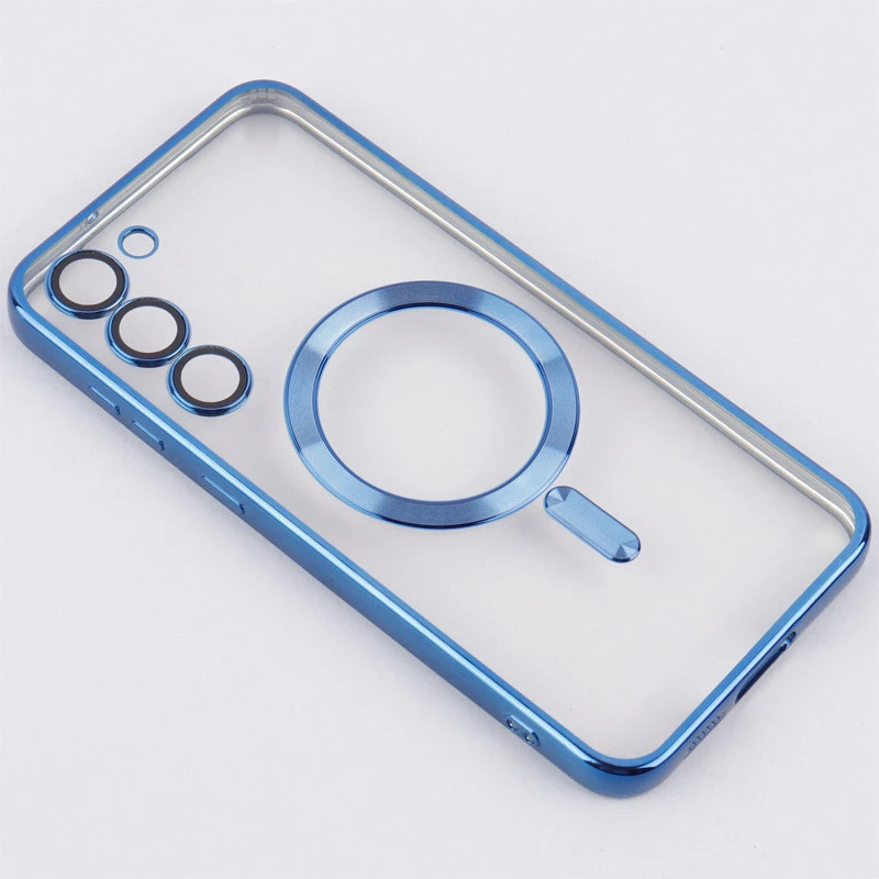 قاب شفاف MagSafe ژله ای محافظ لنزدار Samsung Galaxy S23 Plus