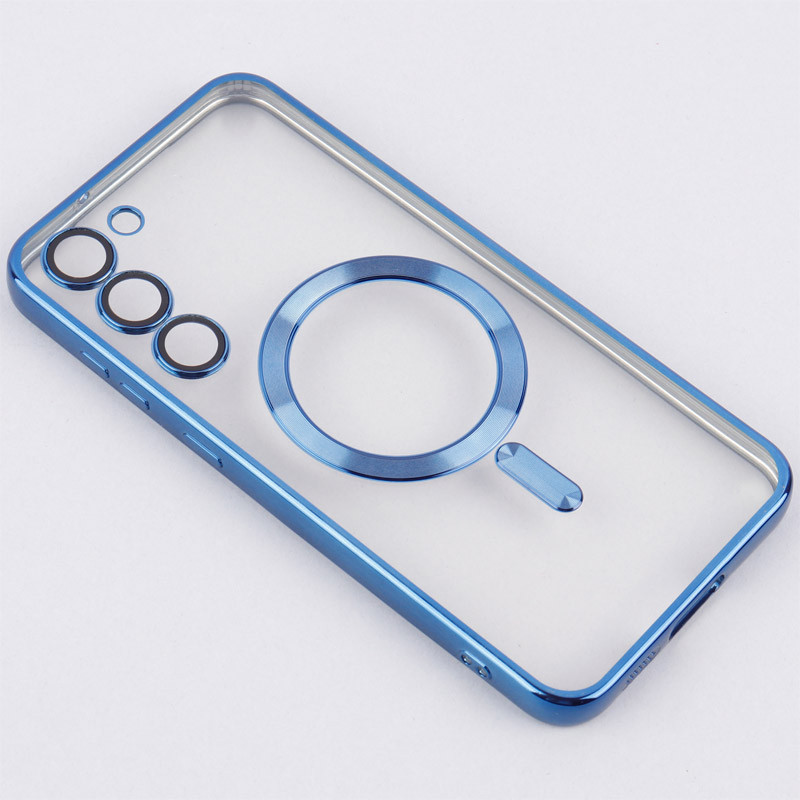 قاب شفاف MagSafe ژله ای محافظ لنزدار Samsung Galaxy S23 Plus
