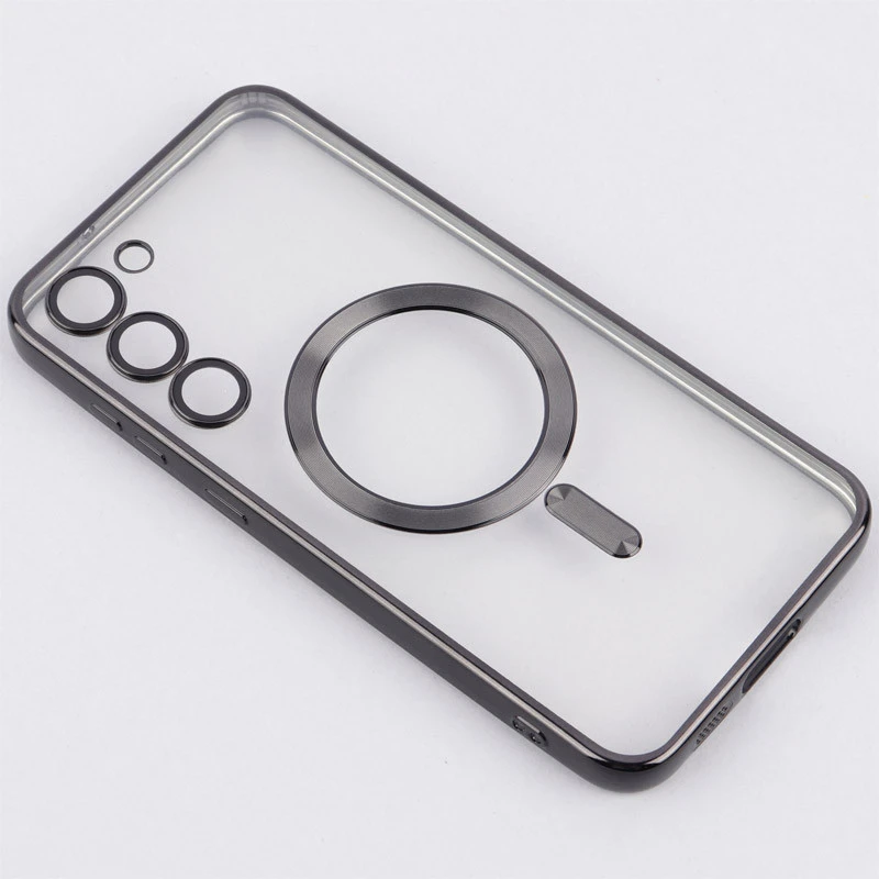 قاب شفاف MagSafe ژله ای محافظ لنزدار Samsung Galaxy S23 Plus
