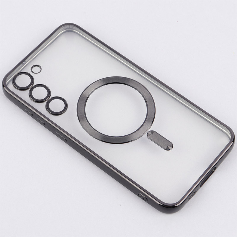 قاب شفاف MagSafe ژله ای محافظ لنزدار Samsung Galaxy S23 Plus