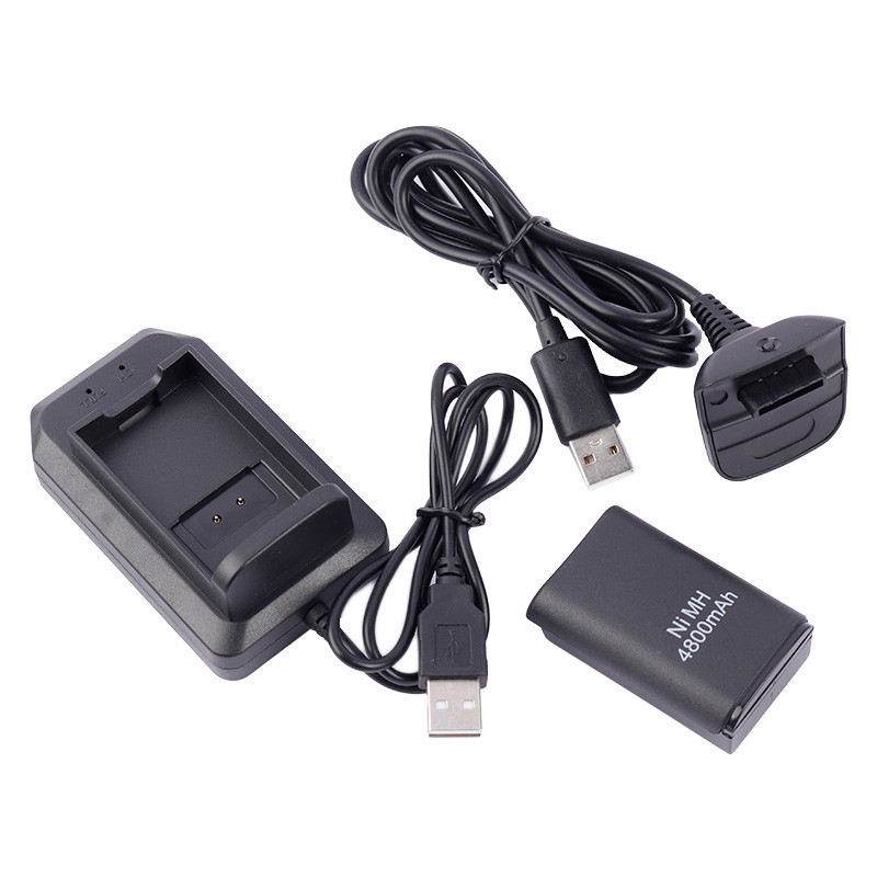 باتری و شارژر دسته بازی 3 کاره XBox 360 RF-1310S NI-MH 4800mAh