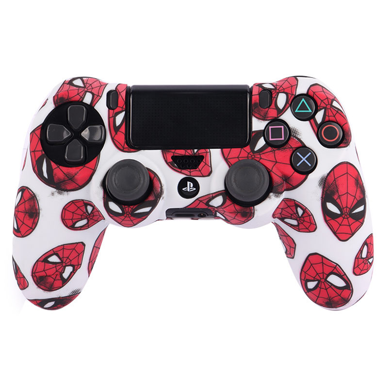 روکش دسته بازی PS4 طرح Spider-man زمینه سفید