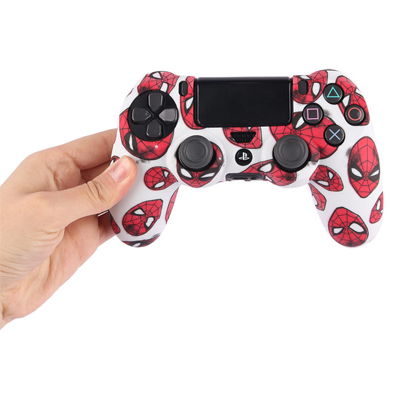 روکش دسته بازی PS4 طرح Spider-man زمینه سفید
