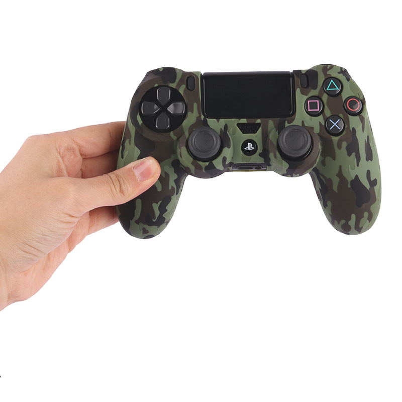 روکش دسته بازی PS4 طرح چریکی سبز قهوه ای