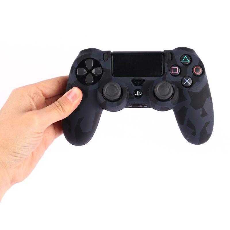 روکش دسته بازی PS4 طرح مشکی خاکستری