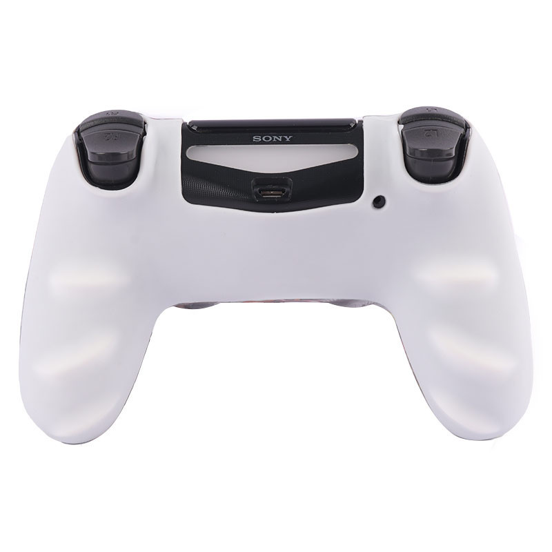 روکش دسته بازی PS4 طرح اژدها و گل زمینه سفید