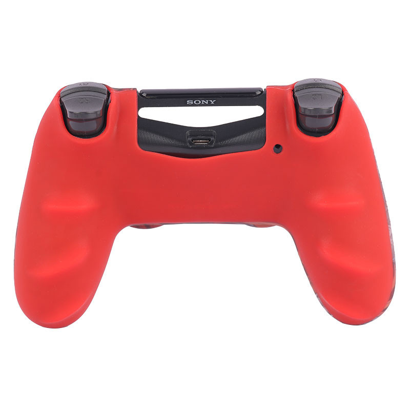 روکش دسته بازی PS4 طرح اژدها و گل زمینه قرمز