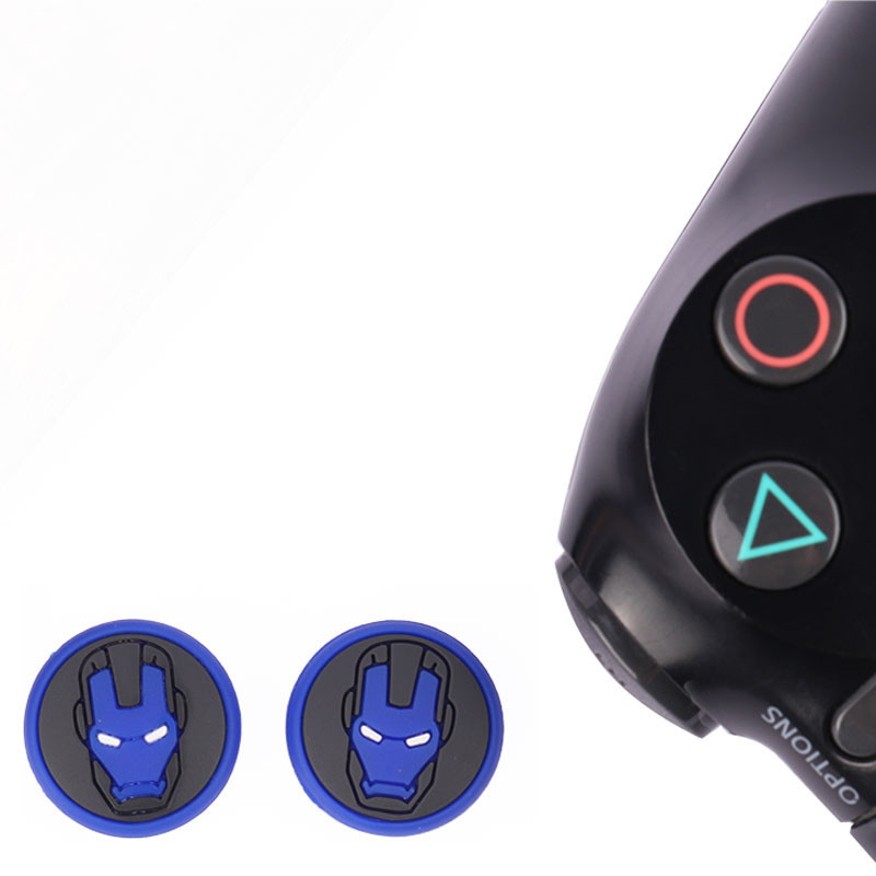 PS4 Controller Analogue Cover Iron Man