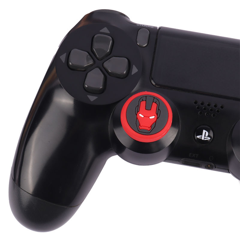 PS4 Controller Analogue Cover Iron Man