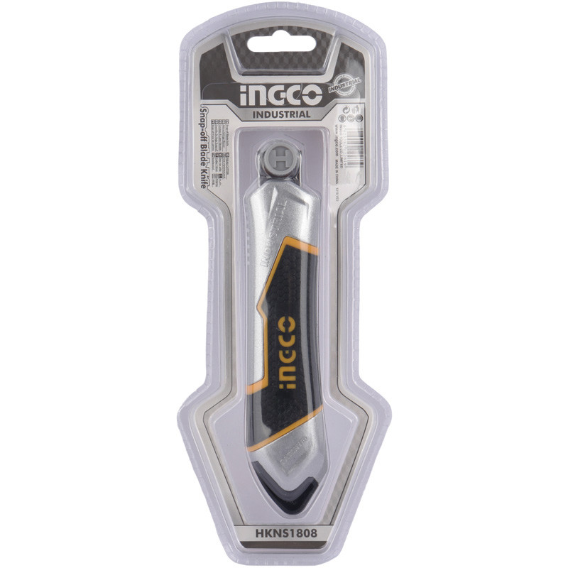کاتر پلاستیکی 6 تیغ اینکو Ingco HKNS1808 18mm