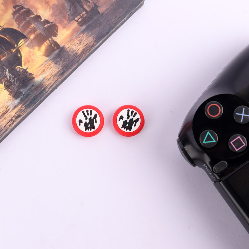 روکش آنالوگ دسته بازی PS4/XBOX طرح دست کد ۲ قرمز