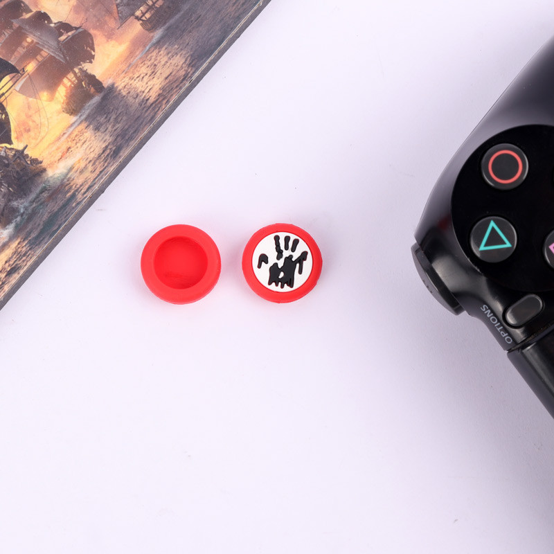 روکش آنالوگ دسته بازی PS4/XBOX طرح دست کد ۲ قرمز