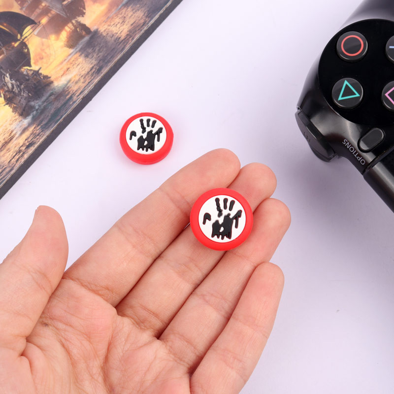 روکش آنالوگ دسته بازی PS4/XBOX طرح دست کد ۲ قرمز