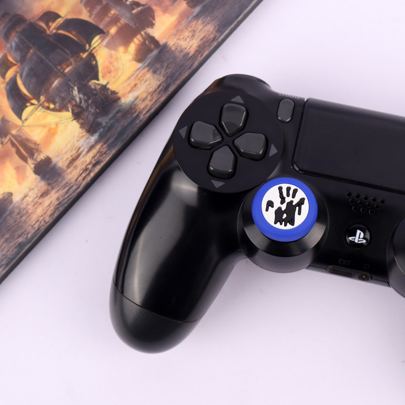 روکش آنالوگ دسته بازی PS4/XBOX طرح دست کد ۲ سرمه ای