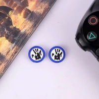روکش آنالوگ دسته بازی PS4/XBOX طرح دست کد ۲ سرمه ای