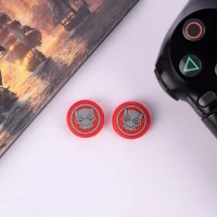 روکش آنالوگ دسته بازی PS4/XBOX طرح Black Panther قرمز طوسی