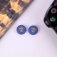 روکش آنالوگ دسته بازی PS4/XBOX طرح Black Panther آبی طوسی