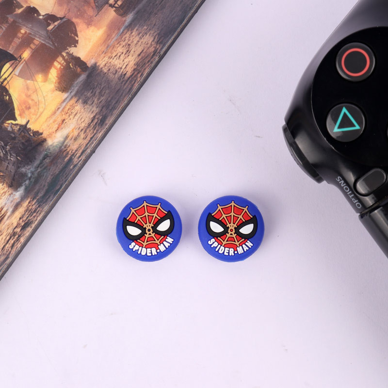 روکش آنالوگ دسته بازی PS4/XBOX طرح Spider Man آبی قرمز