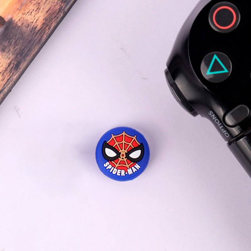 روکش آنالوگ دسته بازی PS4/XBOX طرح Spider Man آبی قرمز